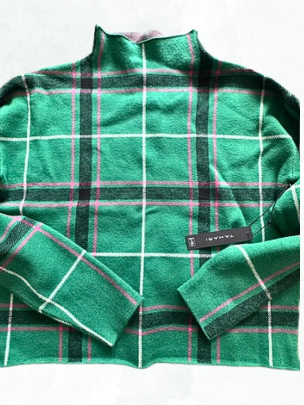 Cozy Fun Print Turtle neck Sweater NWT